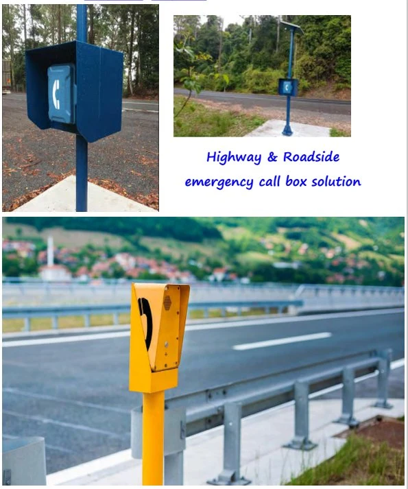 Jr306-Sc-Ow Handfree Sos Telephone Highway Emergency Call Box Weatherproof Telephone