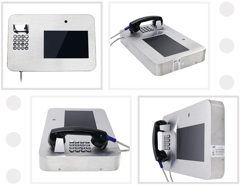 Vandal Resistant Prison Video Visitation Telephone