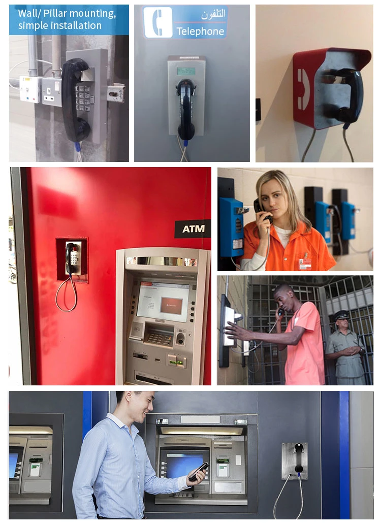 GSM Inmate Telephone Industrial Emergency Public Telephone