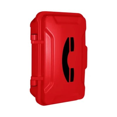 Rotes Notruftelefon für den Außenbereich, wasserdichtes SIP-Schwimmbadtelefon für Hotels