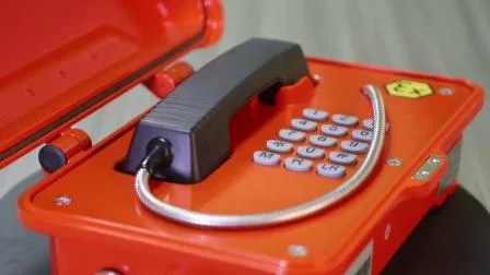 Industrielles druckfestes Explosionsschutztelefon, analoges explosionsgeschütztes Telefon
